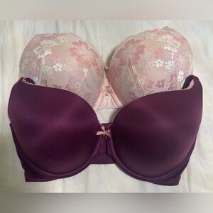Victoria's Secret Body Perfect Shape BUNDLE Pink and Purple